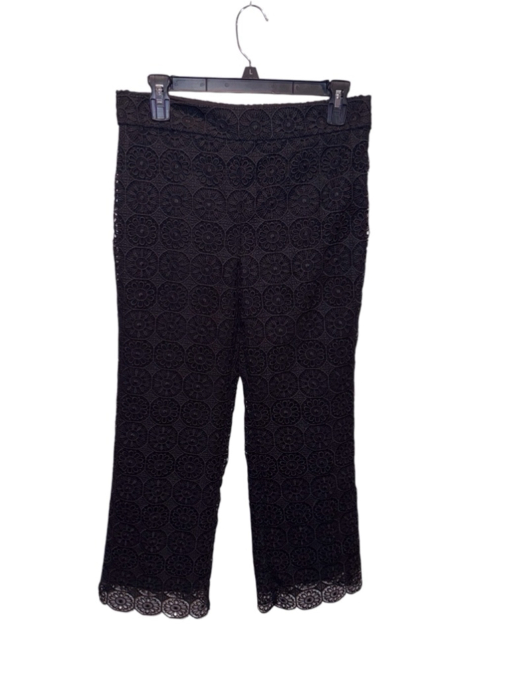 Women's Ann Taylor Black Lace Pants Size 4P - Picture 2 of 5
